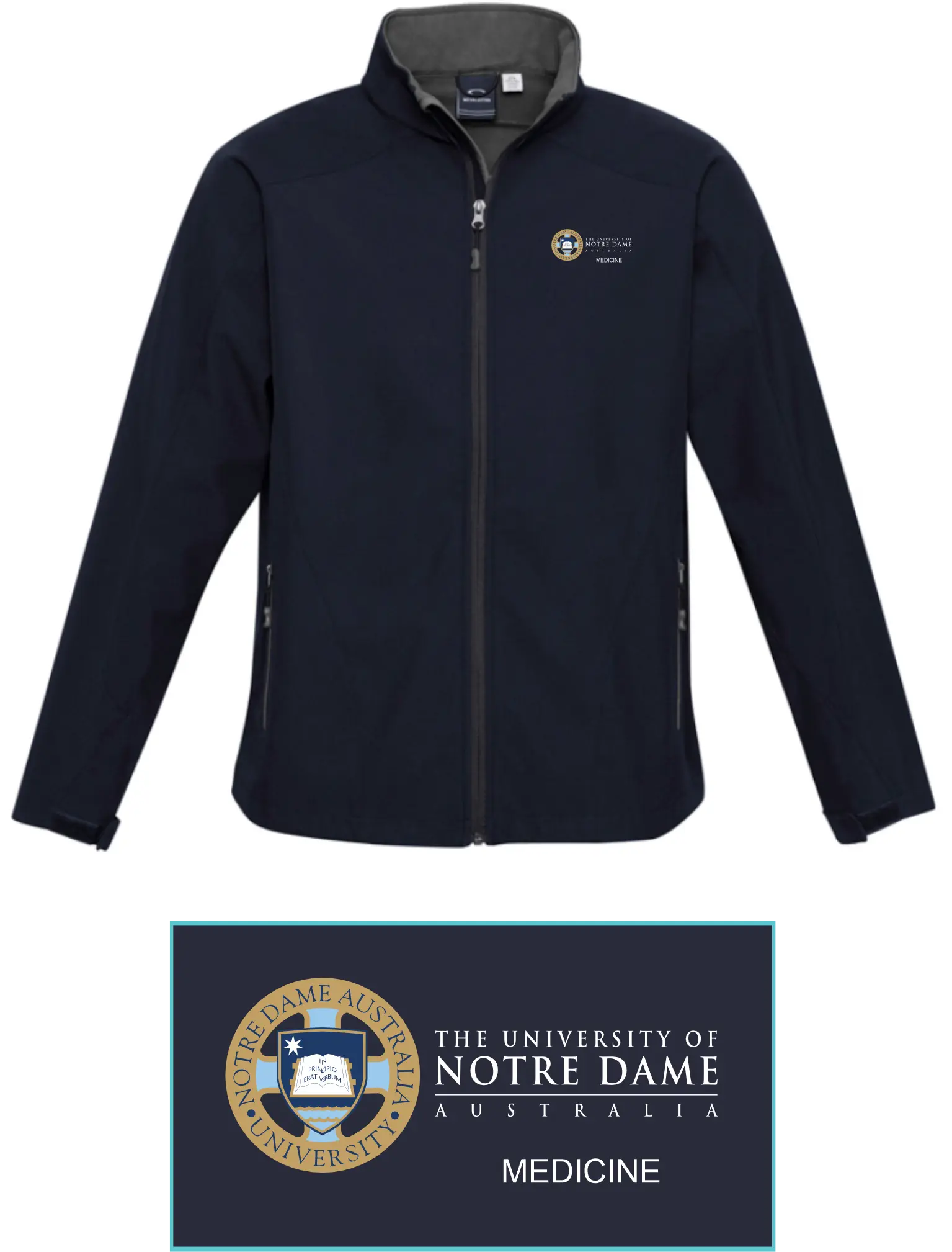 UNDA MEDICINE Jacket Navy UNDA307M